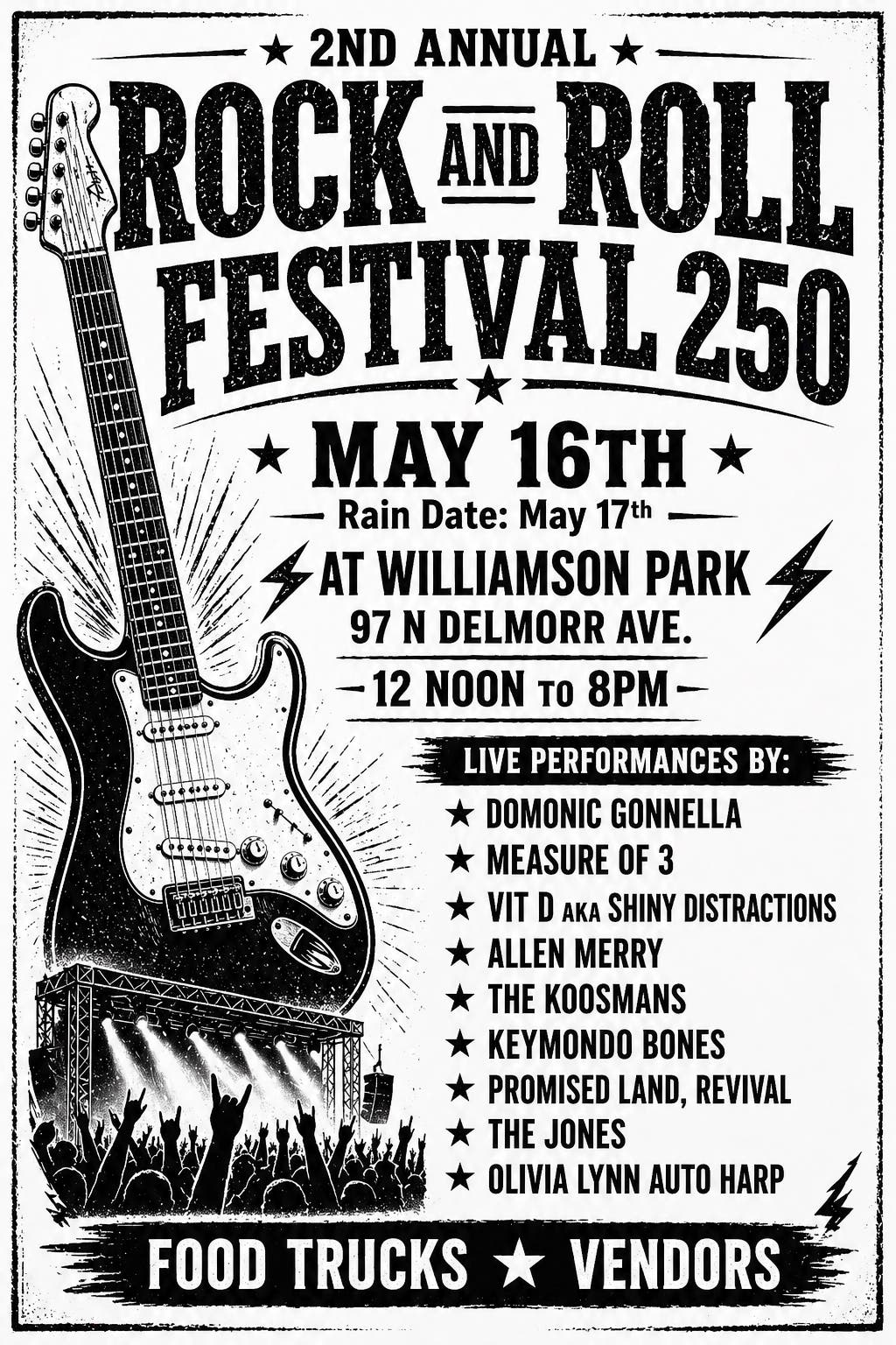 Morrisville Rock & Roll 250