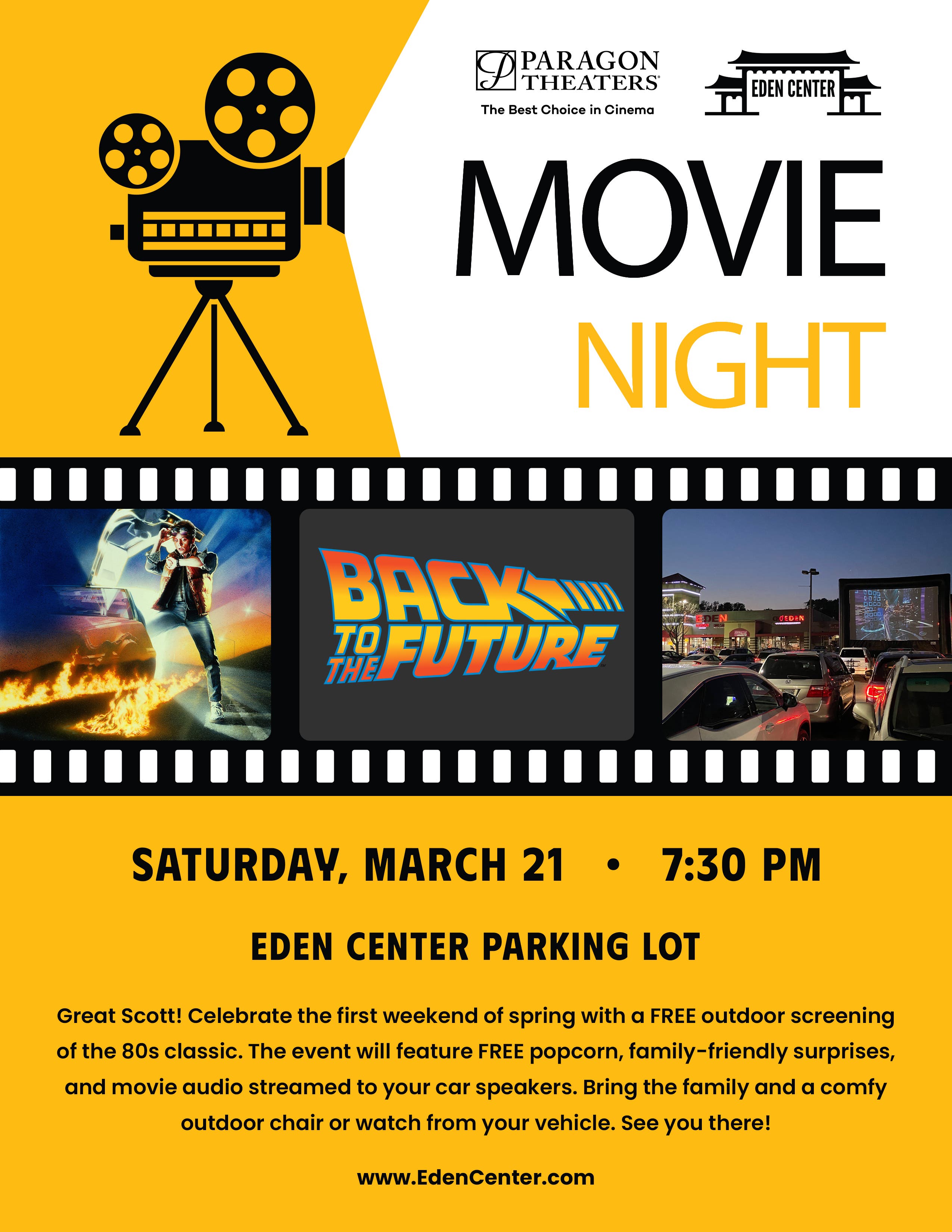 Free Drive In Movie: BACK TO THE FUTURE