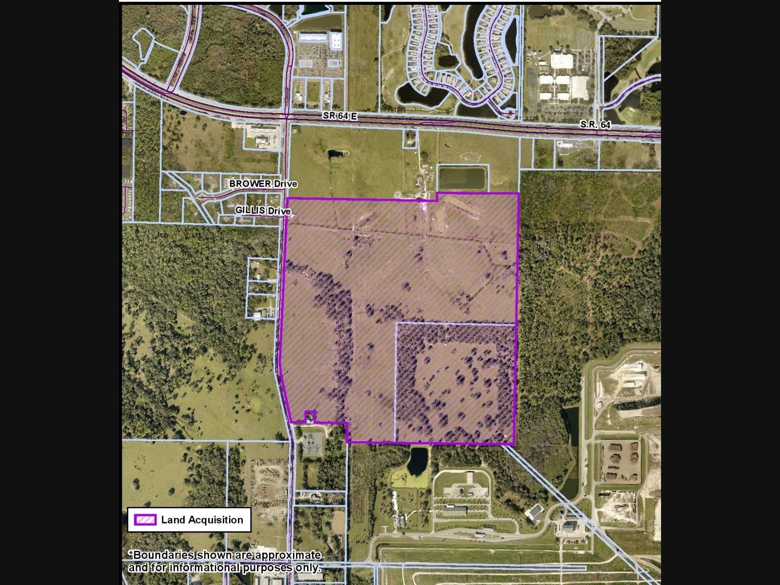 Manatee County will purchase 161 acres in Eastern Manatee to build operations centers for the Manatee County Sheriff's Office, as well as the Utility and Public Works departments.