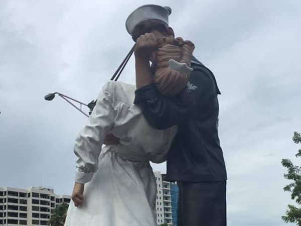 A Sarasota woman and vocal critic of the “Unconditional Surrender” statue, has launched a petition asking the owner of Time Inc. to sue the city for copyright infringement.