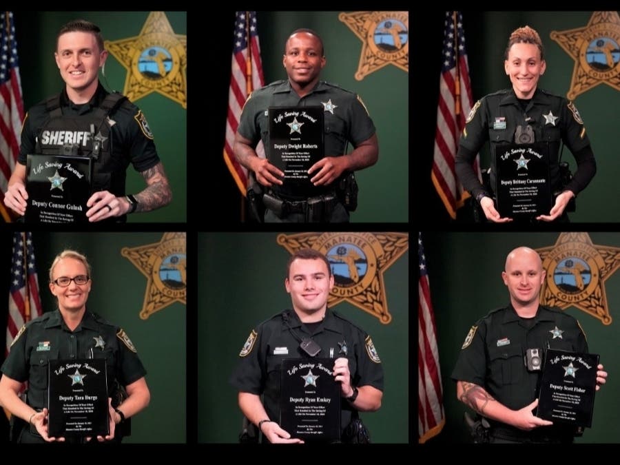 In November, six deputies rescued a homeless man who was stuck in Bradenton’s Bowlees Creek for two days, the Manatee County Sheriff's Office said.