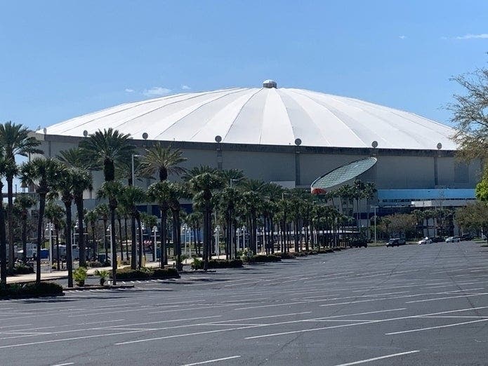 View the Tropicana Field redevelopment plans submitted by the four shortlisted firms, and submit your opinion to the city of St. Pete.