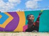 Tennis star Serena Williams is depicted in the Overtown Hope Mural.