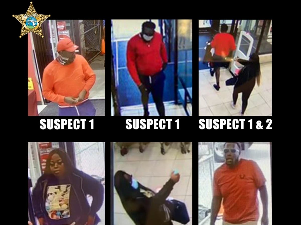 Detectives are asking for the public’s help to identify three suspects that stole items from a store on Cattlemen Road June 16.