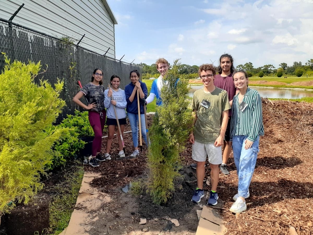 Students from Suncoast Science Center have partnered with Sarasota-area civic groups to plan a microforest at Nathan Benderson Park.
