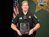 Dep. Daina Patterson received the Florida Association of School Resource Officers 2021 Valor Award and was honored as the Manatee County Sheriff's Office's Deputy of the Month in April for preventing a student from jumping from a second-story breezeway.
