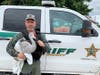 Animal rescues have kept the Manatee County Sheriff’s Office busy in the past week, as deputies rescued a kitten and a sandhill crane. The crane, pictured, was rescued Monday by Sgt. Hendrickson.