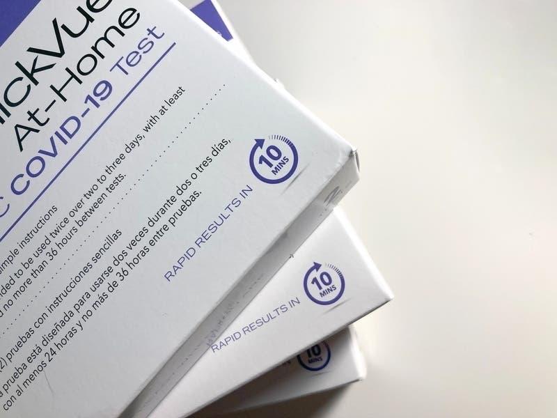 Free COVID-19 testing kits will be distributed at all six Manatee County libraries Wednesday. Each person can take home up to four testing kits.