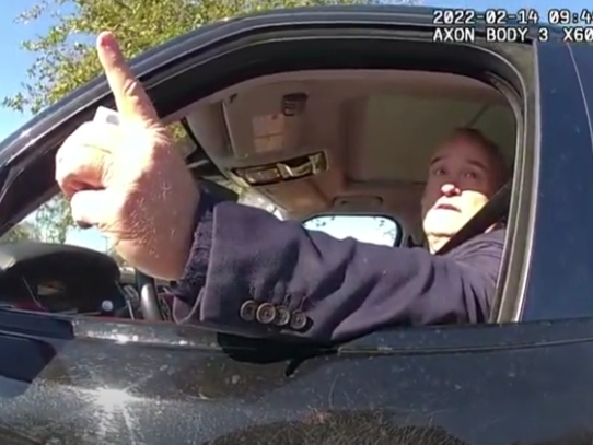 During a traffic stop, Congressional candidate Martin Hyde told the officer who wrote him a ticket, “Go call the chief. Tell him how rude you’ve just been to me." Hyde later apologized for being rude and paid