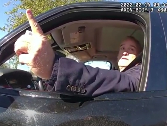 With questions about whether the Republican was running for Congress after threatening a cop’s career, Sarasota's Martin Hyde discussed his campaign with Fox News host Tucker Carlson.