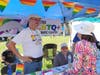 Representatives of the Manatee LGBTQ+ Democratic Caucus also attended Manatee Pride.