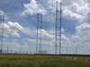 One of WRMI's 23 shortwave radio antennae, which transmit programming all over the world. The station is based in Okeechobee, leasing 1-square-mile on a cattle farm for a facility it bought from Family Radio, a Christian network, in 2013.