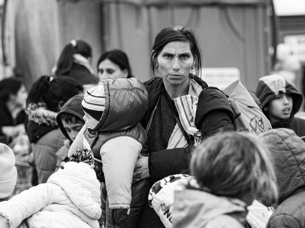 Allan Mestel, who has photographed migrant camps at the U.S.-Mexico border, captured heartbreaking images of Ukrainian refugees in Poland. Millions of Ukrainians have fled their homes as Russia has bombed their country.