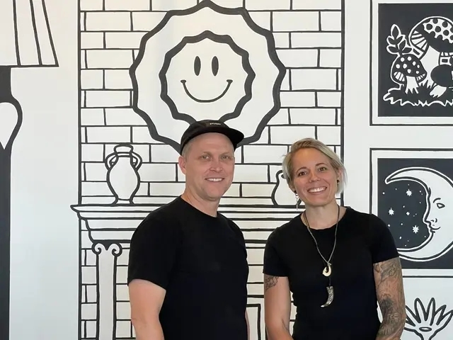 2D Cafe in St. Petersburg is a new cafe that serves coffee, wine, European delicacies — and it's a big piece of art from the floor to the ceiling that has customers posing for selfies.