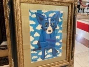 ​A South FL art dealer faces charges for selling works he claimed were by famous artists, the DOJ said.​ Among the fraudulent works being marketed for sale by Daniel Eli Bouaziz through his Palm Beach art galleries is this fake piece by George Rodrigue.