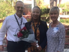 From left, Johnson K-8 principal Anthony Losada, Assistant Principal of the Year Adrienne Vos and Dr. Annette Codelia, executive director of elementary education.