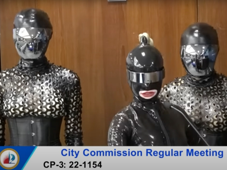 Watch a latex-clad mistress demand the Fort Lauderdale City Commission to use taxpayer funds to build a BDSM dungeon. She spoke at Tuesday’s meeting.