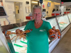 Whitney’s Fresh Market in Hudson found two rare orange lobsters this summer and gave them to the Clearwater Marine Aquarium.