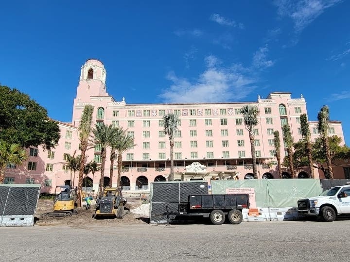 St. Pete's historic Vinoy hotel, which opened in 1925 and is undergoing a comprehensive renovation, unveiled its redesigned ballrooms in December. It's being rebranded by Marriott International as part of the company's Autograph Collection.