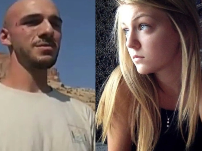 Days after strangling Gabby Petito to death at a WY campsite, Brian Laundrie texted a friend about the “once in a lifetime” trip, a report said. 