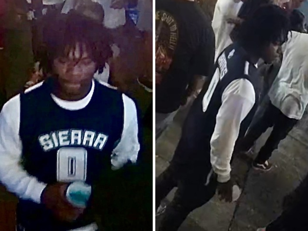 Detectives are looking to identify a person of interest in the early Saturday morning shooting in downtown St. Petersburg, police said.