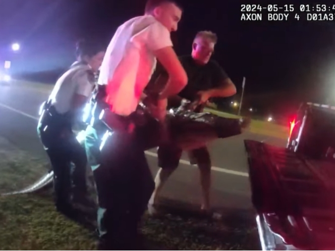 Deputies worked with Florida Fish and Wildlife to remove a 9-foot-long gator from a Hillsborough County road, the sheriff’s office said.