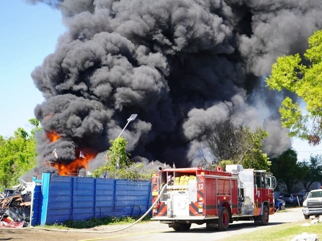 Scrap Metal Pile Caught Fire At Recycling Facility: Tampa Fire Rescue ...