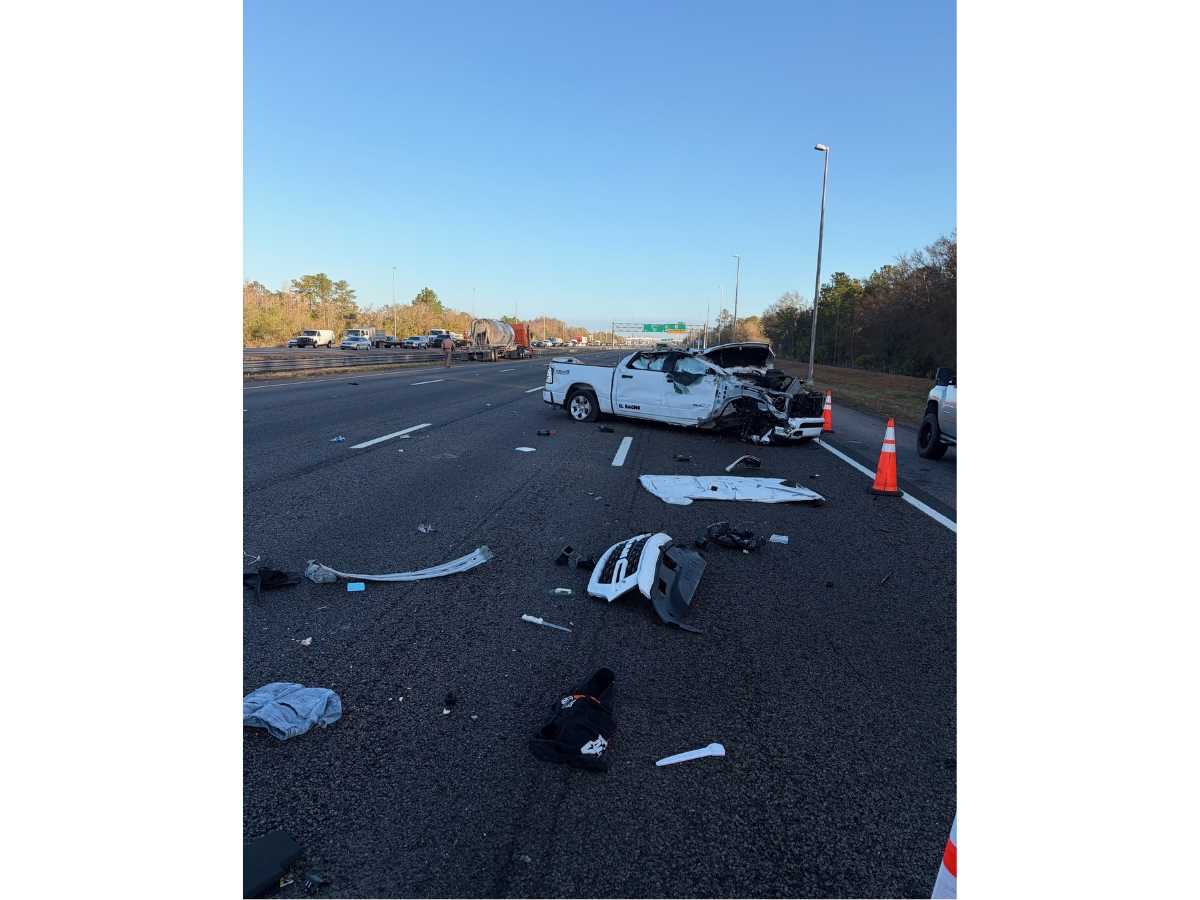 A Tampa driver involved in a 3-vehicle crash died after being run over by a tractor-trailer truck on Interstate 75, FL troopers said.