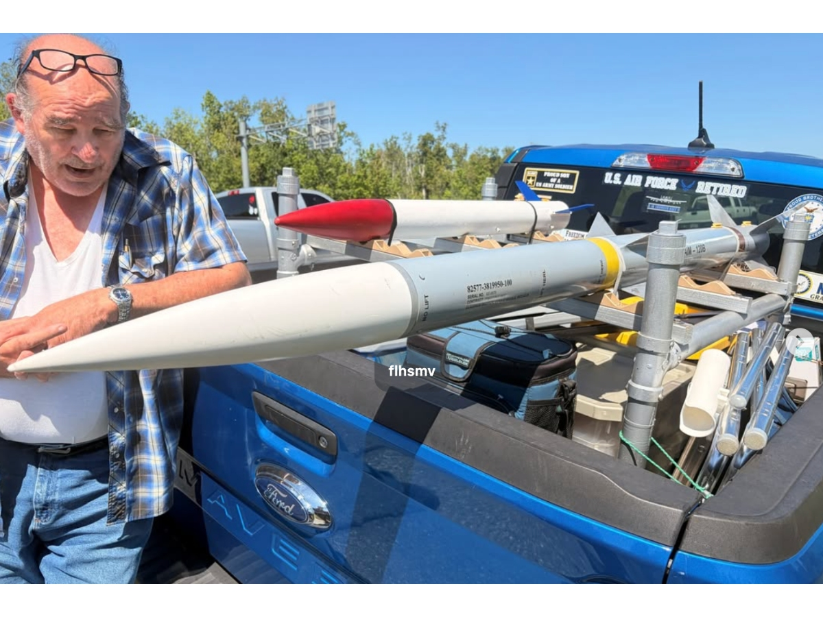 A FL man with fake missiles mounted on the bed of his truck was pulled over after being spotted driving on I-4, troopers said.
