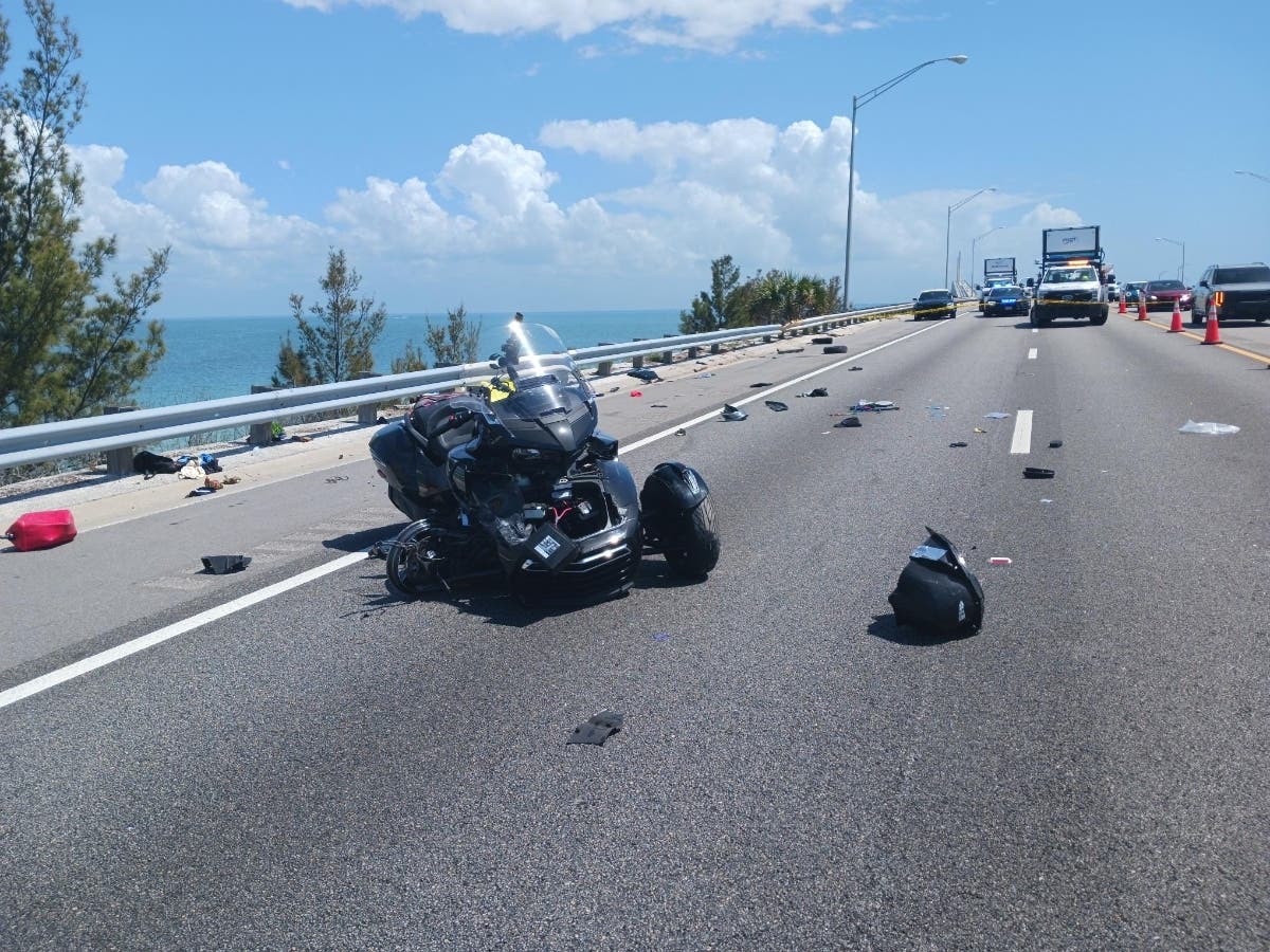 The Sunshine Skyway Bridge was shut down for nearly 5 hours after a motorcyclist died in a single-vehicle crash, FL troopers said.