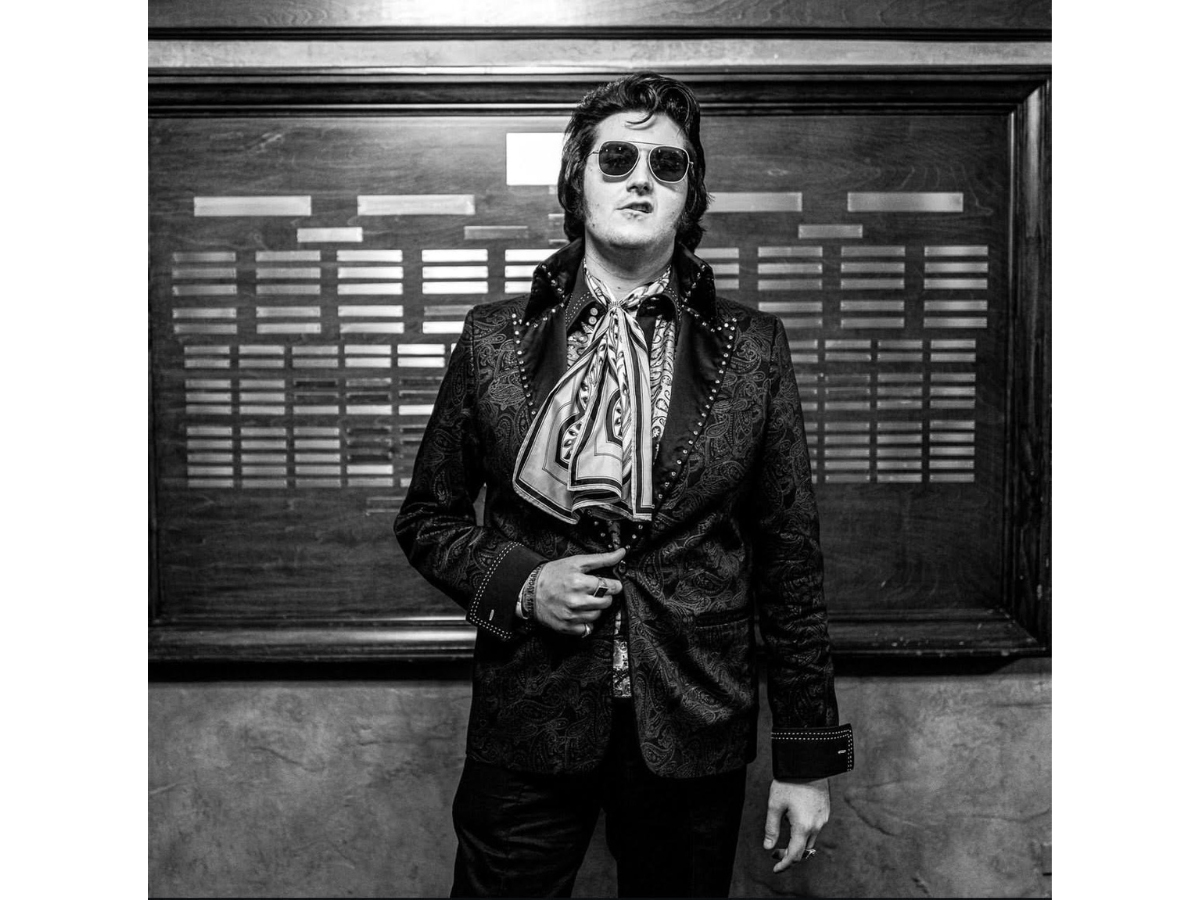 A Tampa Bay-area engineer who patented an "Iron Man"-inspired exoskeleton found renewed passion for life on stage as an Elvis impersonator.