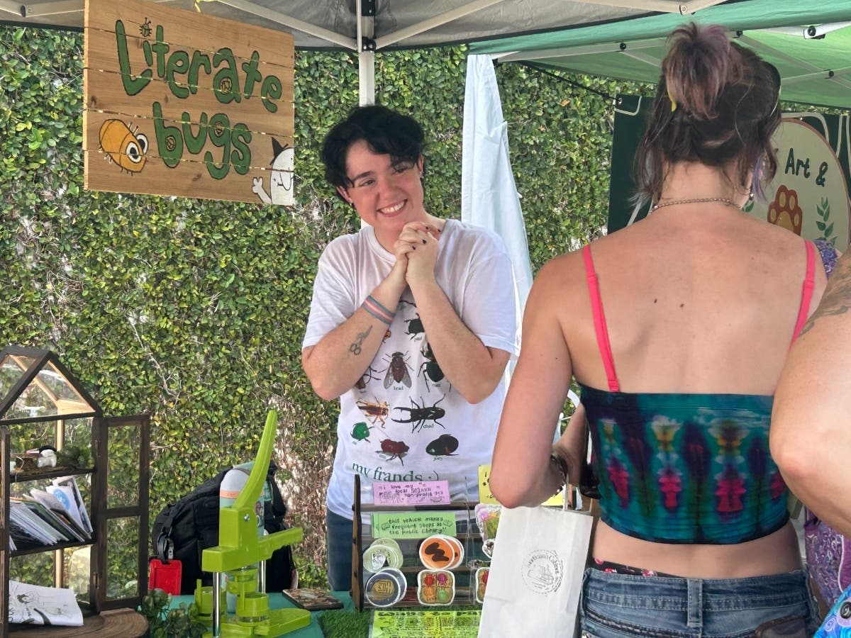 During the slow summer season, a group of St. Pete artists has organized Mini Mart, a food-themed art market.