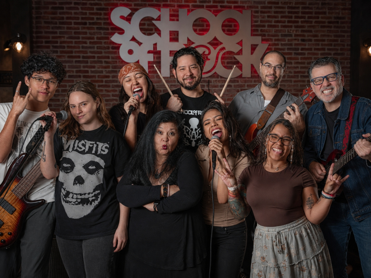 After 23 years in television, a former Tampa-area executive has opened a School of Rock franchise in Clearwater.