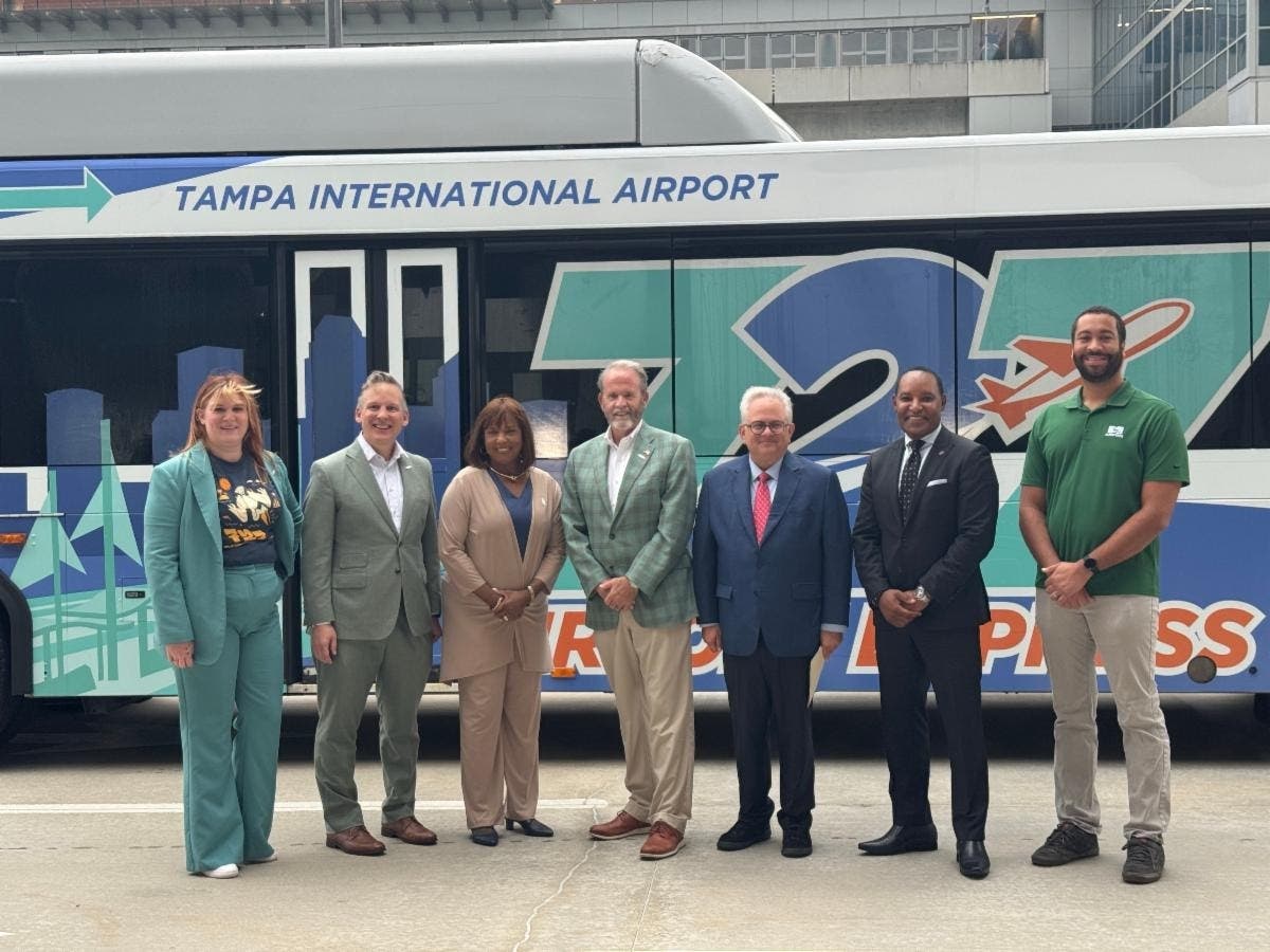 PSTA's new 727 service will connect downtown St. Petersburg and Tampa International Airport seven days a week.
