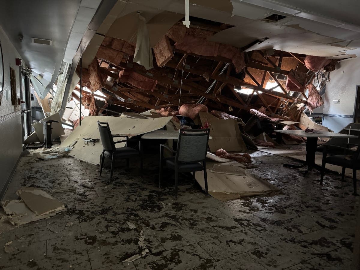 A partial roof collapse compromised key systems at a Bradenton assisted living facility, leading to the evacuation of 157 residents.