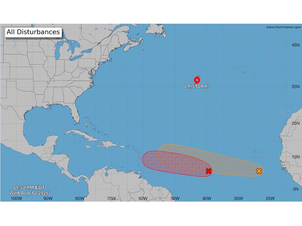 Tropical Storm Cristobal Forms In The Atlantic: See FL Impacts