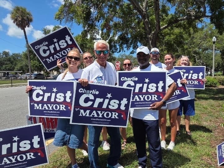 Crist, Welch Lead St. Pete Mayoral Race: Pinellas Election Unofficial Results