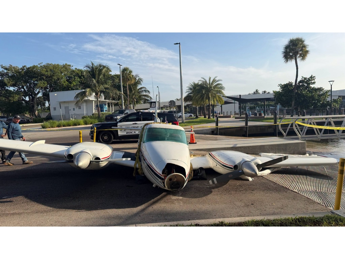 A 23-year-old pilot safely swam to shore after her small plane experienced mechanical issues, forcing her to land in South FL waters.