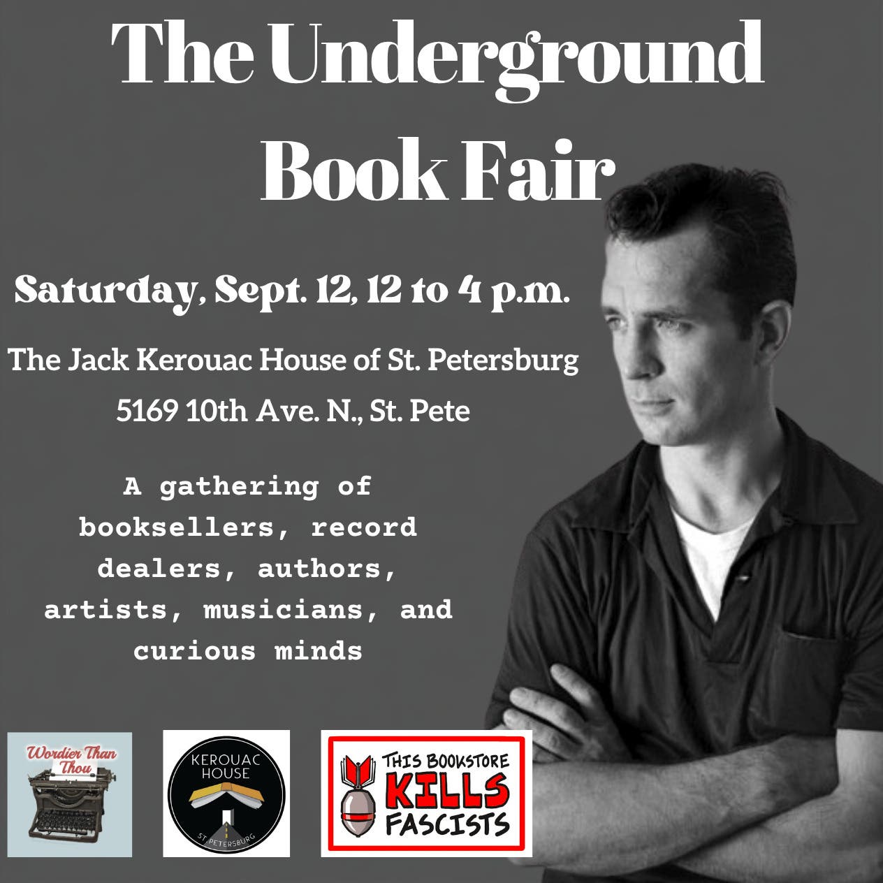 The Underground Book Fair at the Jack Kerouac House