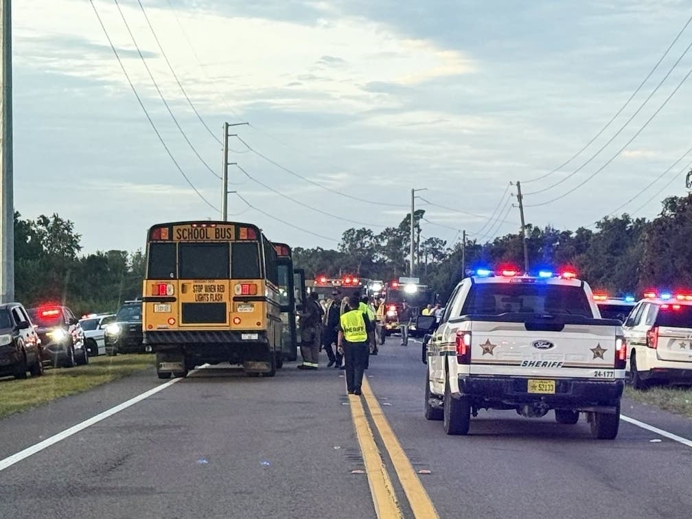 A school bus crash left two people dead, including a 10th-grade girl who attended Winter Haven High School, Polk Sheriff Grady Judd said.