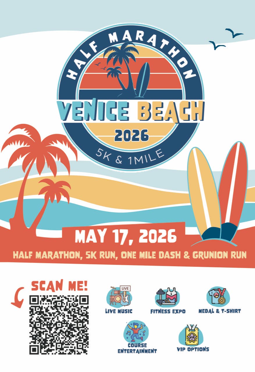 The Venice Beach Half Marathon & 5K, presented by goodr