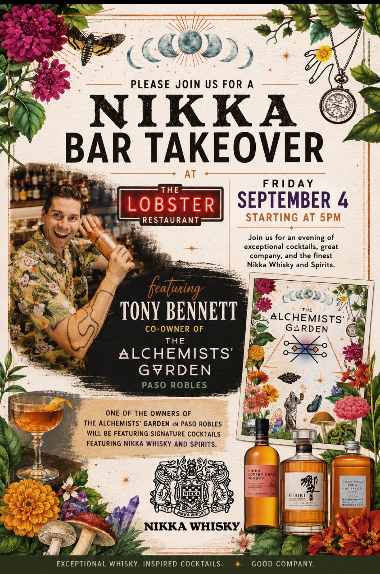 Nikka Whisky & Spirits Bar Takeover at The Lobster 