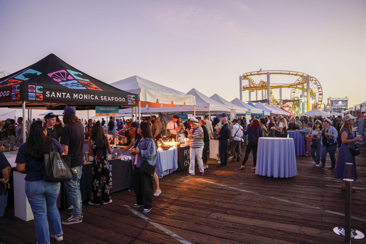 OFF THE HOOK Santa Monica Seafood Festival Returns till the Santa Monica Pier