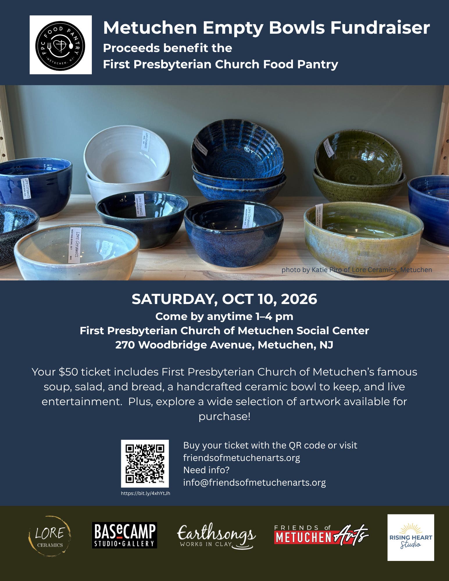 Metuchen Empty Bowls 
