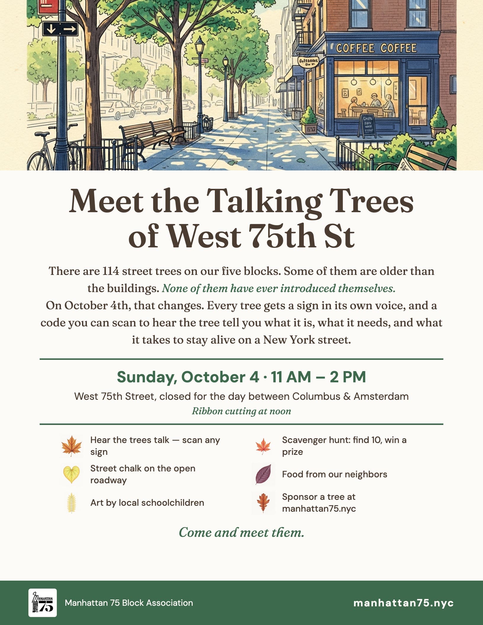 Meet The Talking Trees Of West 75th St