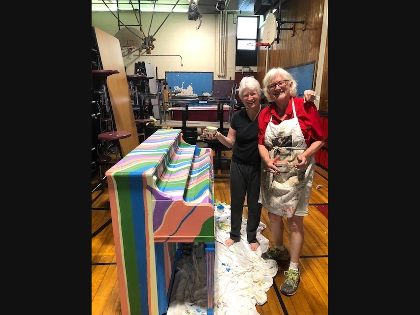 Newton Community Pride has removed the Newton Highlands Artful Piano "All That Jazz" by artists Cindy Cole and Myra Abelson due to damages that have rendered it unplayable.