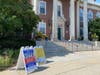 Newton City Hall during the city's preliminary mayoral election on Tuesday, September 14. 