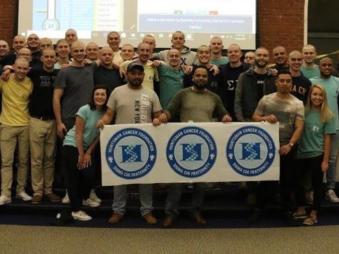 Sigma Chi’s 2018 campaign for the Huntsman Cancer Foundation. 
