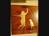 Ned Farrell's, "JUMP FOR JOY!" Gold flakes on maple wood.