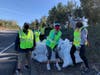 Volunteers after cleaning Reseda off ramp on the 118 Freeway